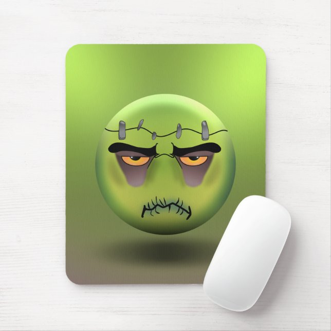 Mousepad Tapis De Souris Frankenmoji (Com mouse)