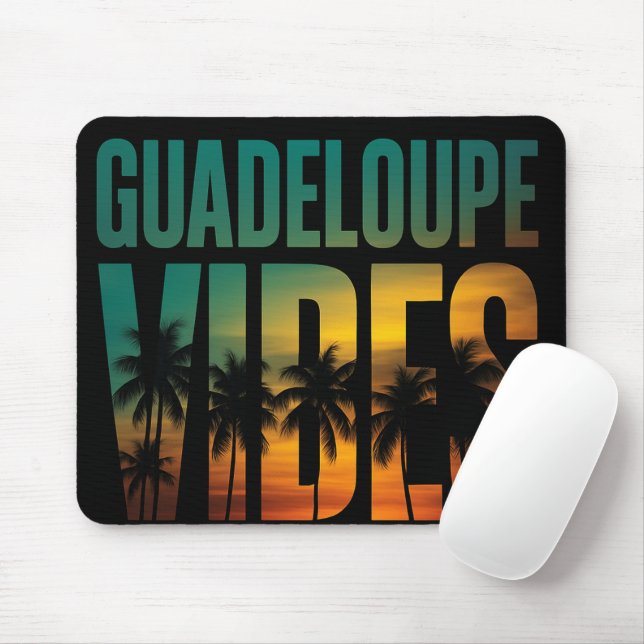 Mousepad Tapis de souris Guadeloupe Vibes (Com mouse)