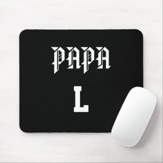 Mousepad Tapis de Souris Noir Personnalisé – Fête des Pères