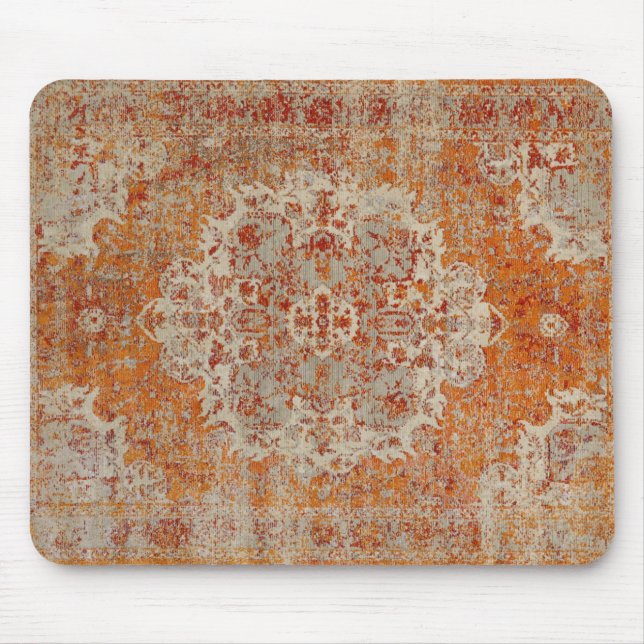 Mousepad Tapis de souris oriental orange (Frente)