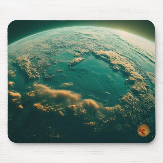 Mousepad Tapis de Souris Planète Verte (Frente)