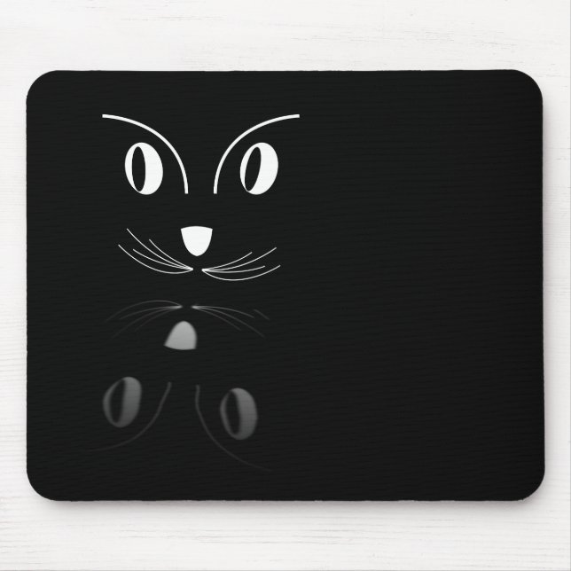 Mousepad Tapis De Souris reflet de chat (Frente)
