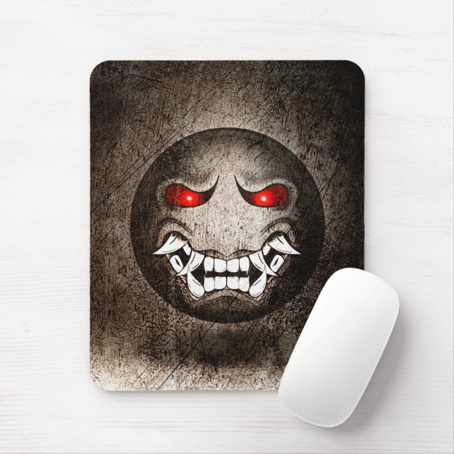 Mousepad Tapis De Souris Samouraïmoji Vintage (Com mouse)
