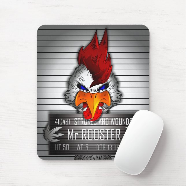 Mousepad Tapis De Souris Sr. Rooster (Com mouse)