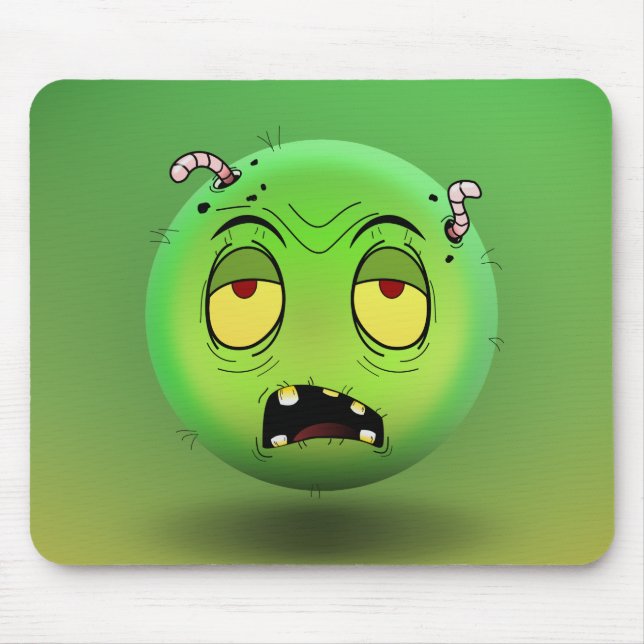 Mousepad Tapis De Souris Zombiemoji (Frente)