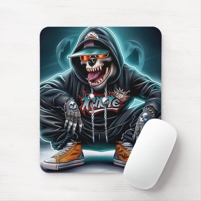 Mousepad Tapis Sourie Rap Série 1 -3 (Com mouse)