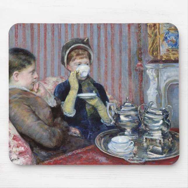 Mousepad Tarde Tea, Mary Cassatt (Frente)