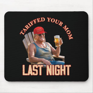 Mousepad Tarifado à sua mãe Pai Engraçado Memória 1