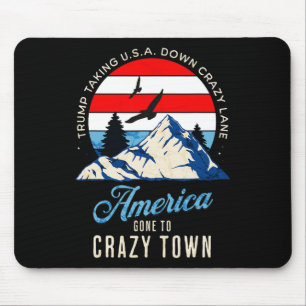 Mousepad Tarifas de Trump Loucas e Levando os EUA pela Estr