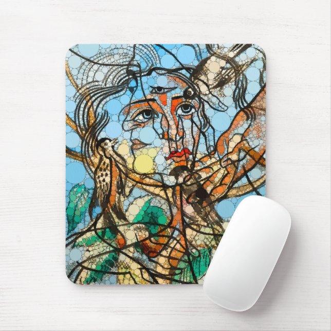 Mousepad Tarin, Infinity Dots by After Francis Picabia (Com mouse)