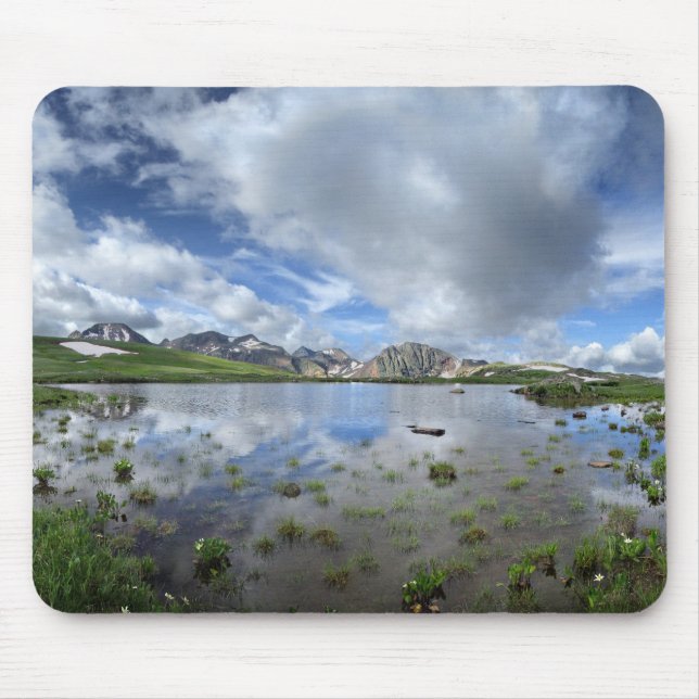 Mousepad Tarn acima de Elk Creek Canyon na Div Continental (Frente)