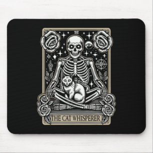 Mousepad Tarot Card Emo Gothic - Ocultar O Sussuro Gato