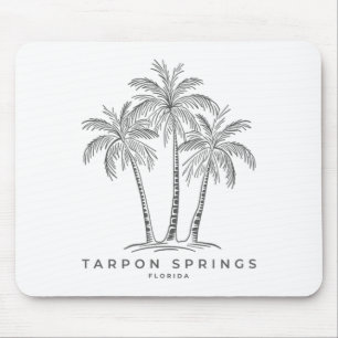 Mousepad Tarpon Springs Flórida Fl Férias na Praia Palmeira