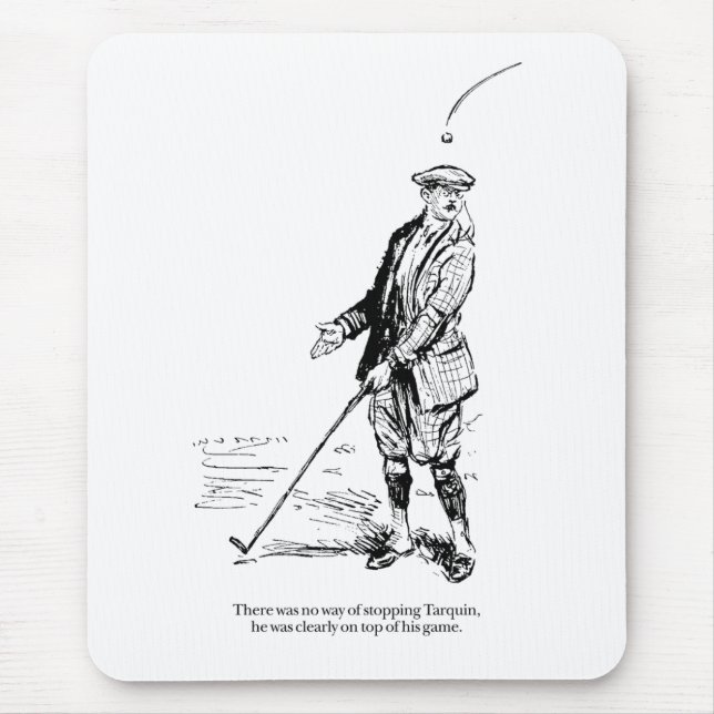 Mousepad Tarquin e golfe (Frente)