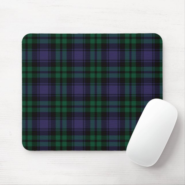 Mousepad Tartan Black Watch, Xadrez (Com mouse)