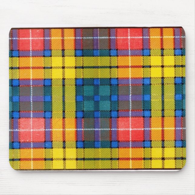 MOUSEPAD TARTAN DA FAMÍLIA DE BUCHANAN (Frente)