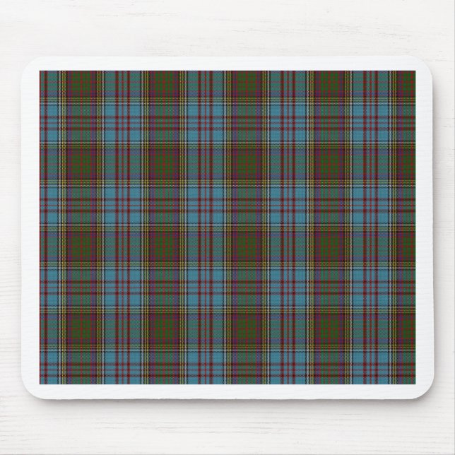 Mousepad Tartan da família do clã de Anderson (Frente)