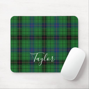 Mousepad Tartan Davidson Xadrez Azul Verde Personalizado