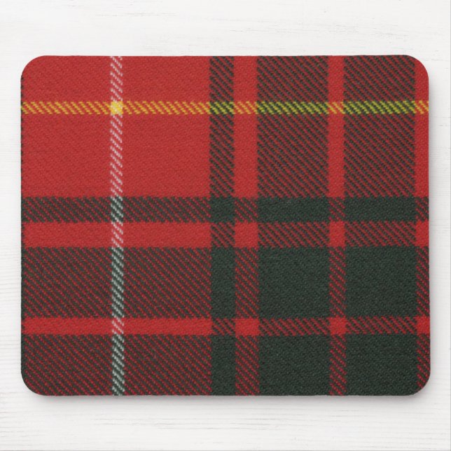 Mousepad Tartan de Bruce do clã (Frente)