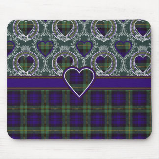 Mousepad Tartan do Scottish da xadrez do clã de Gordon