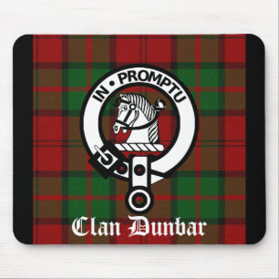 Mousepad Tartan e Brasão do Clã Dunbar