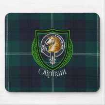 Tartan e Brasão do Clã Escocês Oliphant