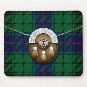 Mousepad Tartan e Sporran de Davidson do clã