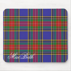 Mousepad Tartan escocês majestoso de Macbeth do clã