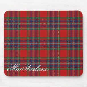 Mousepad Tartan escocês majestoso de MacFarlane do clã