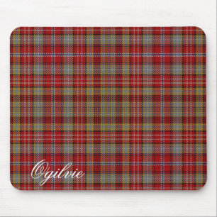 Mousepad Tartan escocês majestoso de Ogilvie Ogilvy do cl