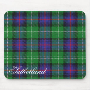 Mousepad Tartan escocês majestoso de Sutherland do clã