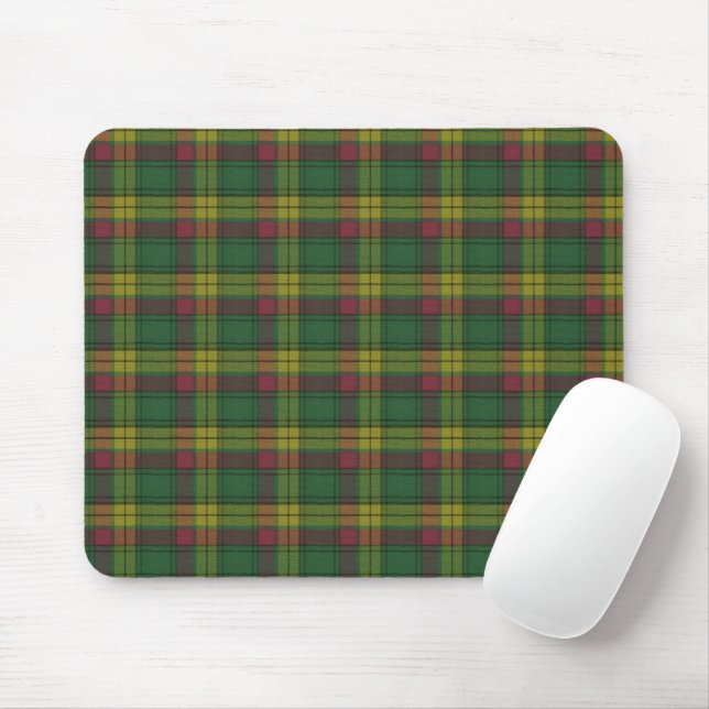 Mousepad Tartan Escocês Original Antigo MacMillan (Com mouse)