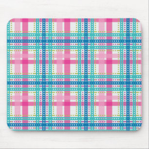 Mousepad Tartan, padrão de xadrez