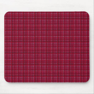 Mousepad Tartan vermelho verificado