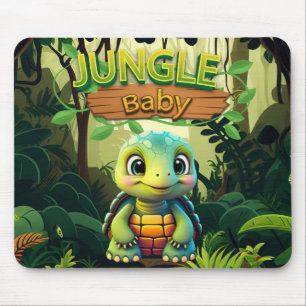 Mousepad Tartaruga bebê, Personagem de Animal de Caixa de T