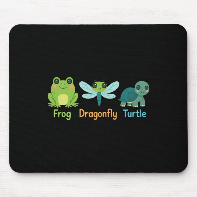 Mousepad Tartaruga de Dragonfly sapo Sutil (Frente)