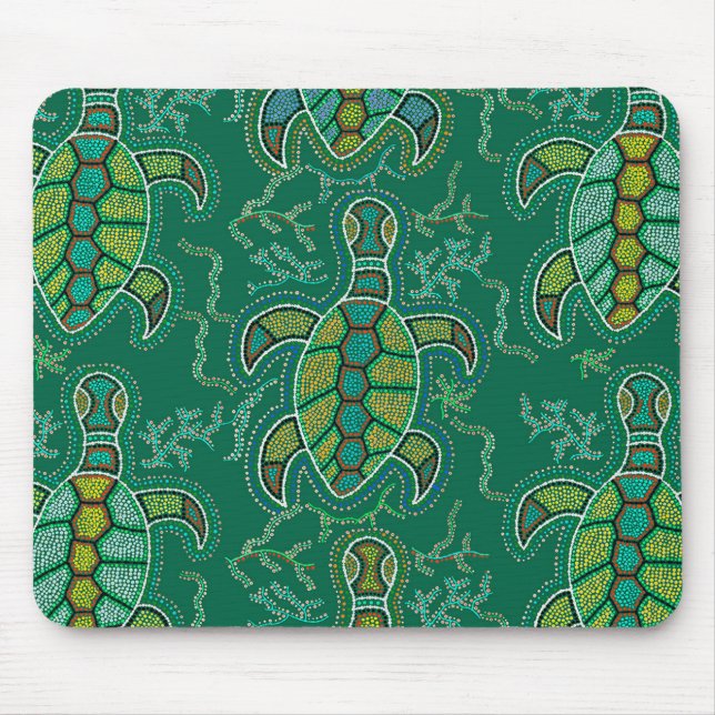 Mousepad Tartaruga do Caribe (Frente)