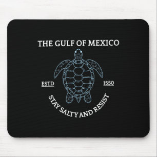 Mousepad Tartaruga Do Mar Gráfico Do Golfo Do México Est 15