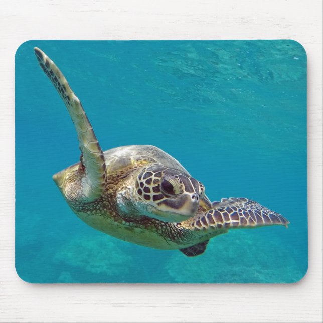 Mousepad Tartaruga do Mar Verde do Havaí - Honu (Frente)