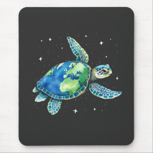 Mousepad Tartaruga marinha Dia da Terra 2025 Animais do Mar