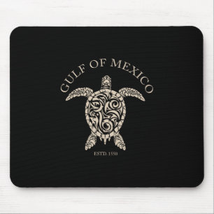 Mousepad Tartaruga Marinha Vintage Golfo do México Est 1550