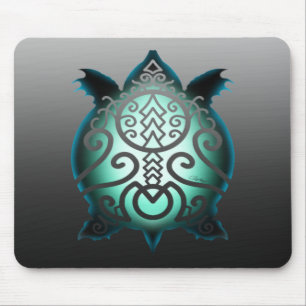 Mousepad Tartaruga Silhouper Flores