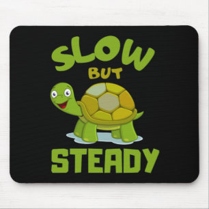 Mousepad tartaruga tartaruga, lenta mas firme