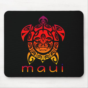 Mousepad Tartaruga Vívida do Mar do Havaí