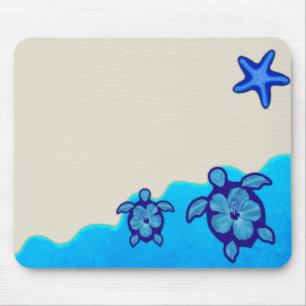 Mousepad Tartarugas azuis de Honu