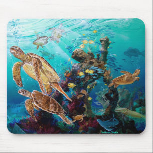 Mousepad Tartarugas de mar