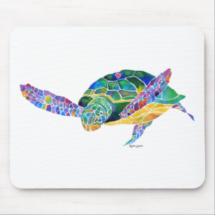 Mousepad Tartarugas de mar do oceano