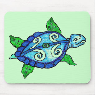 Mousepad Tartarugas do Mar Suavemente