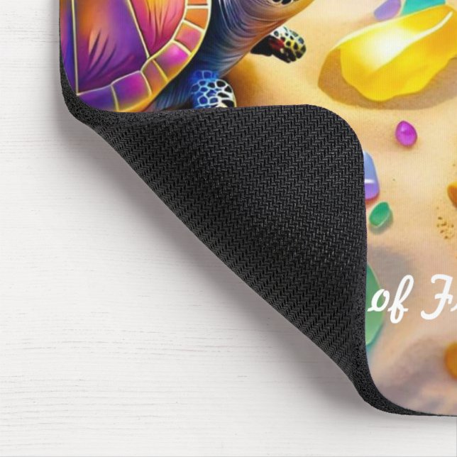 Mousepad "Tartarugas em jogo" (Canto)