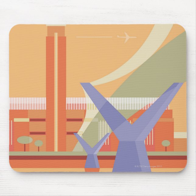 Mousepad Tate Gallery e Millennium Bridge (Frente)